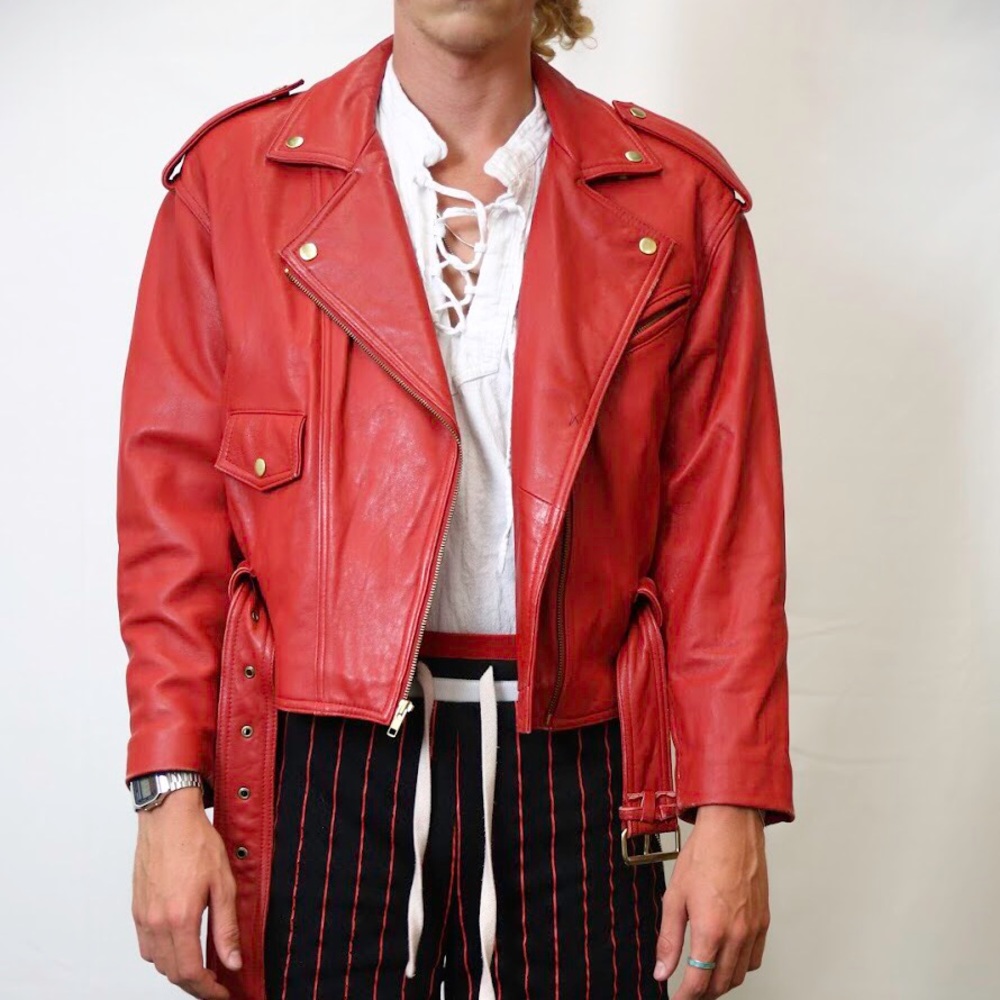 Wilson’s leather jacket Red